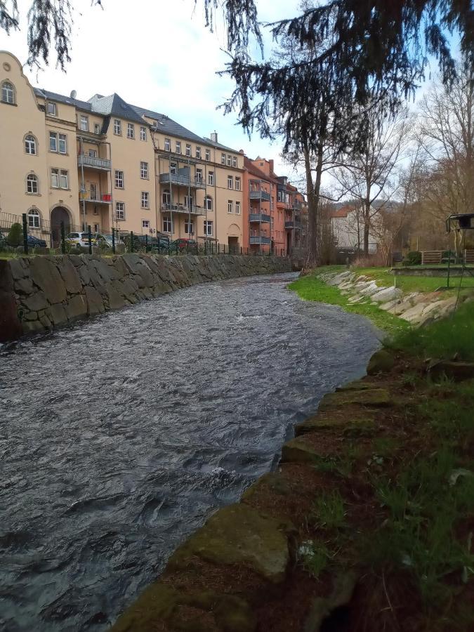 Ferienwohnung Zum Sebnitzer Hirsch Buitenkant foto