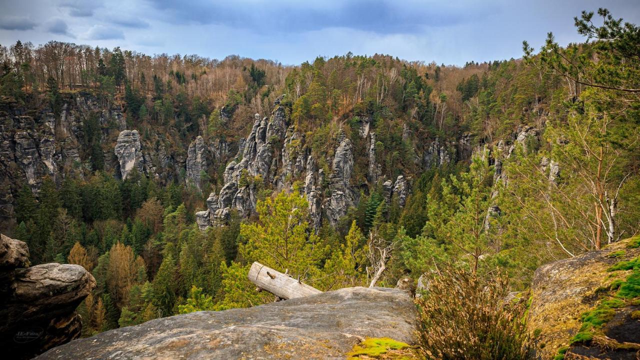 Ferienwohnung Zum Sebnitzer Hirsch Buitenkant foto